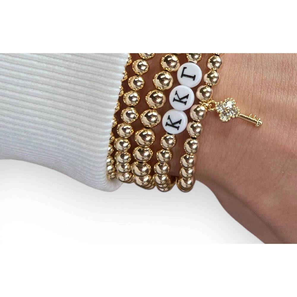 NEW ALEXA LEIGH custom kkg bracelet in gold